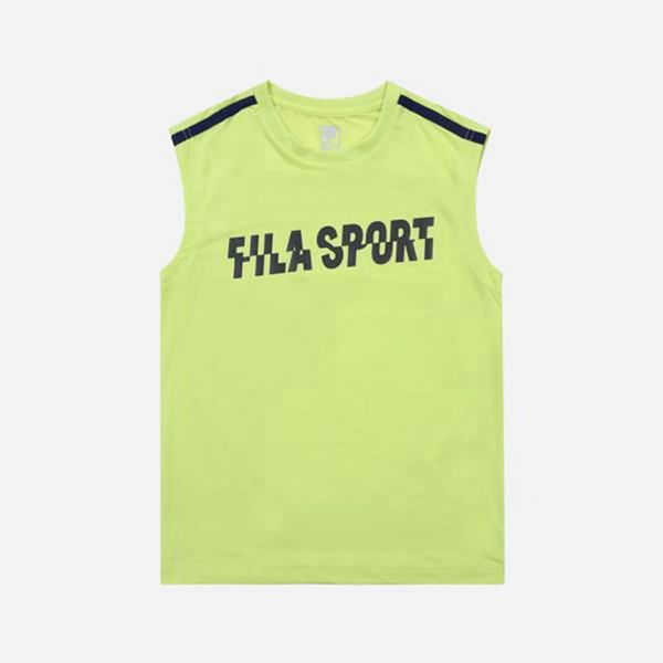 Camisetas Manga Corta Fila Niños Verde - Aurora Sleeveless - España 395247HQC